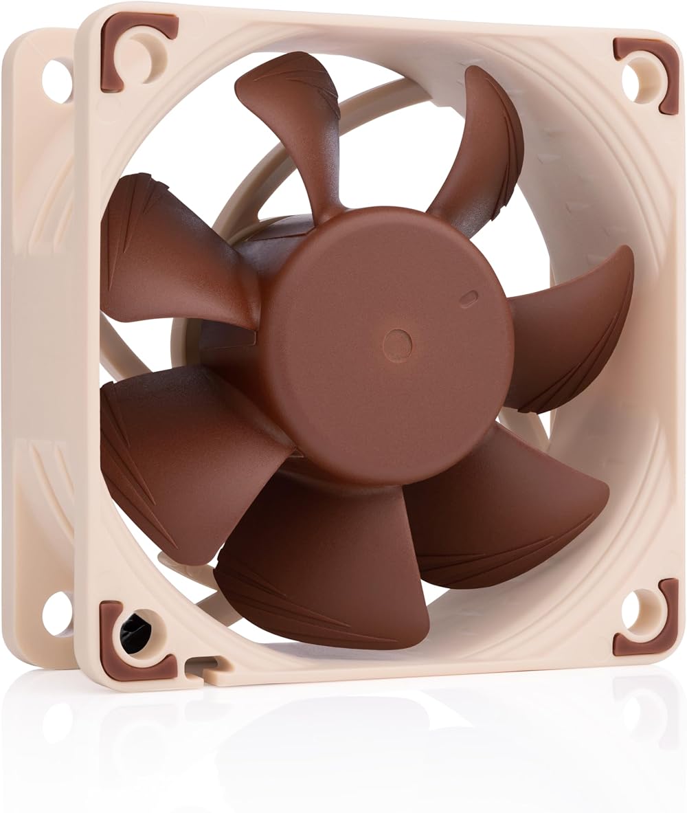 Noctua NF-A6x25 PWM 60mm Premium Quiet Fan 4-Pin Brown 3000 RPM