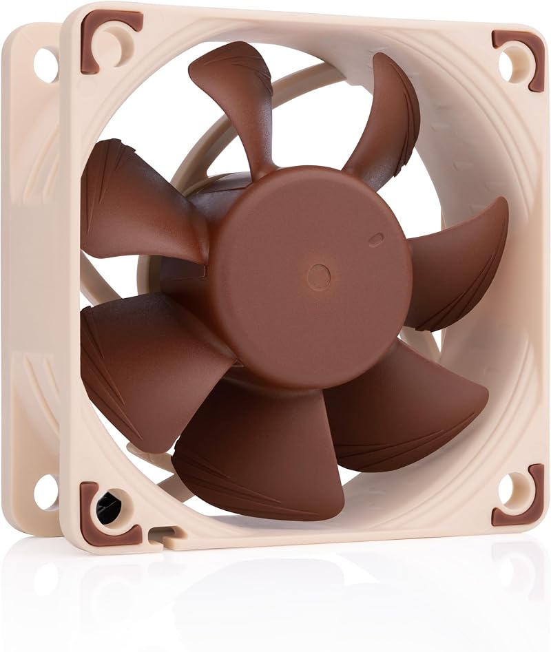 Noctua NF-A6x25 PWM 60mm Premium Quiet Fan 4-Pin Brown 3000 RPM