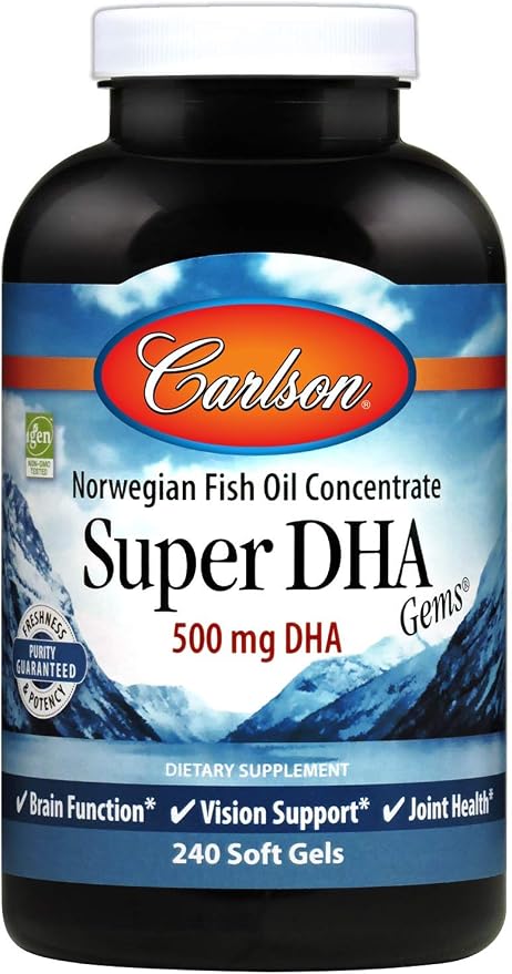 Carlson labs Super dha gems (Super-dha) 300 Soft Gel (088395015533)