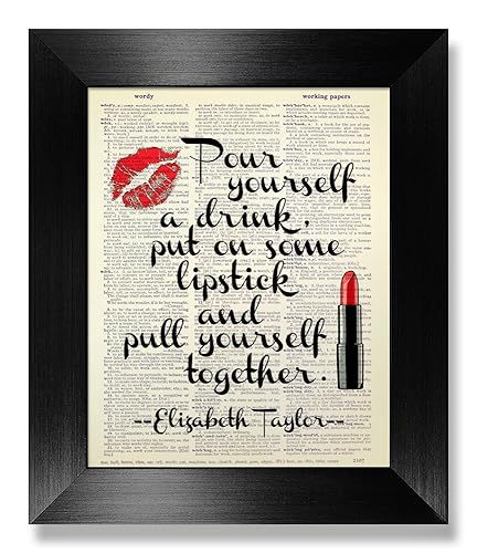 put on lipstick quote