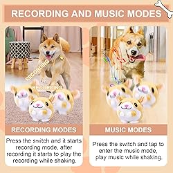BABORUI Interactive Dog Toys Hamster, Jumping