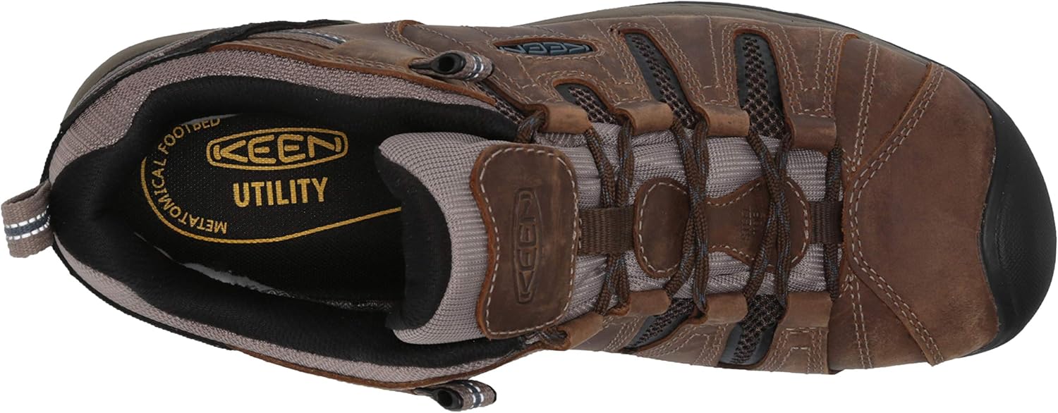 KEEN Utility Men's Flint 2 Low Steel Toe Waterproof Non Slip Work Shoe: Shoes