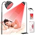 Arikashin Red Light Therapy Lamp for Face & Body – LED 660nm Red & 850nm&940nm Infrared Light with Adjustable Stand – Skin Care & Muscle Relief Device