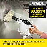 Kärcher SC 1 EasyFix Handheld Steam Cleaner 3 bar 1200W Compact 20m² Floor Kit view 2