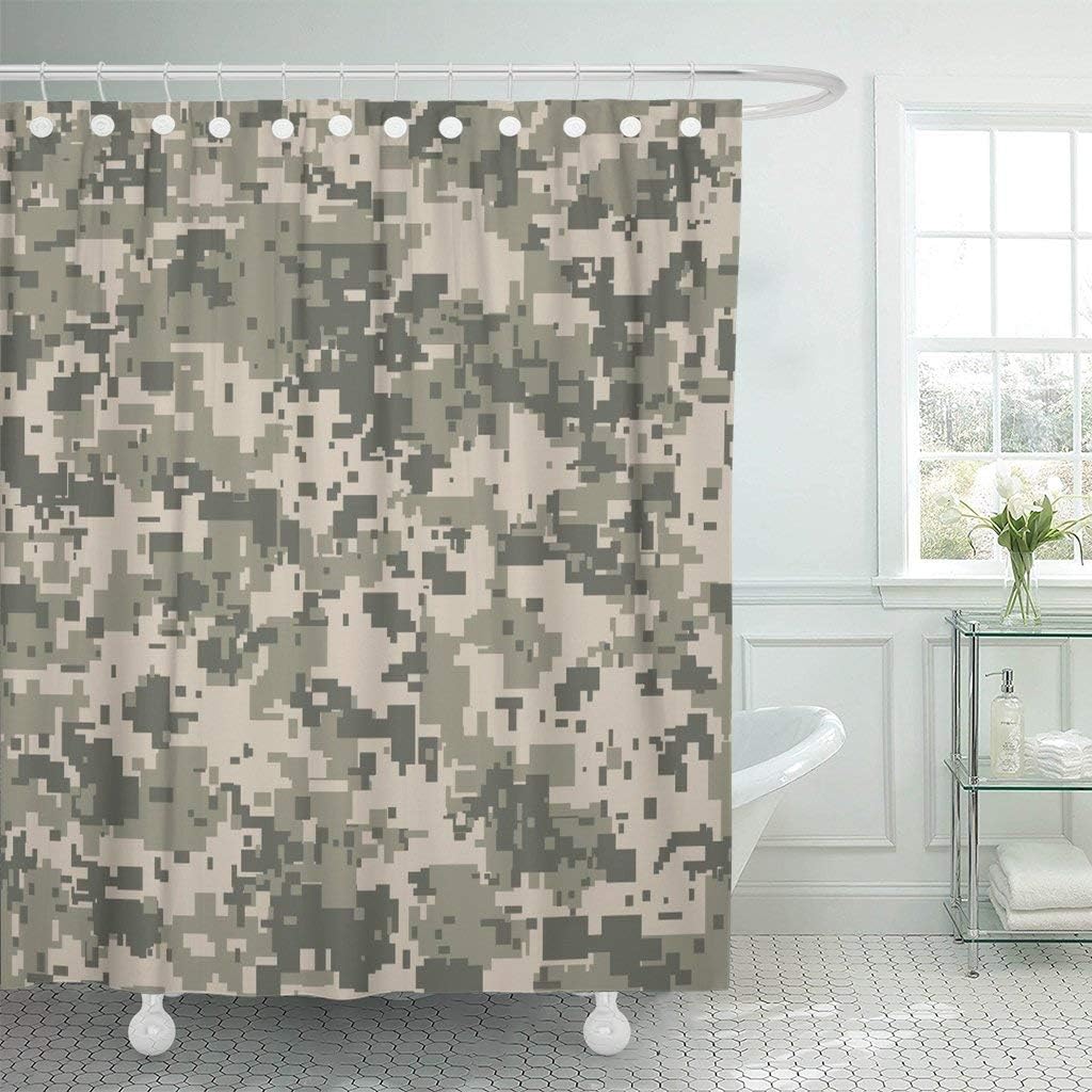 Amazoncom Abaysto Gray Camo Digital Pixel Camouflage Khaki Pattern Army Camoflauge Bathroom Decor Shower Curtain Sets With Hooks Polyester Fabric Great Gift Home Kitchen Amazoncom Abaysto Gray Camo Digital Pixel Camouflage Khaki Pattern Army Camoflauge Bathroom Decor Shower Curtain Sets With Hooks Polyester Fabric Great Gift Home Kitchen
