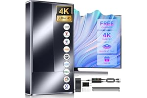 PEAWI 1800+ Miles Range TV Antenna, 2024 Upgraded Digital TV Antenna for Smart TV Indoor Outdoor, Amplified HD Antenna Signal Booster - 50ft Cable/AC Adapter - Support 8K 4K HDTV 1080p All TVs