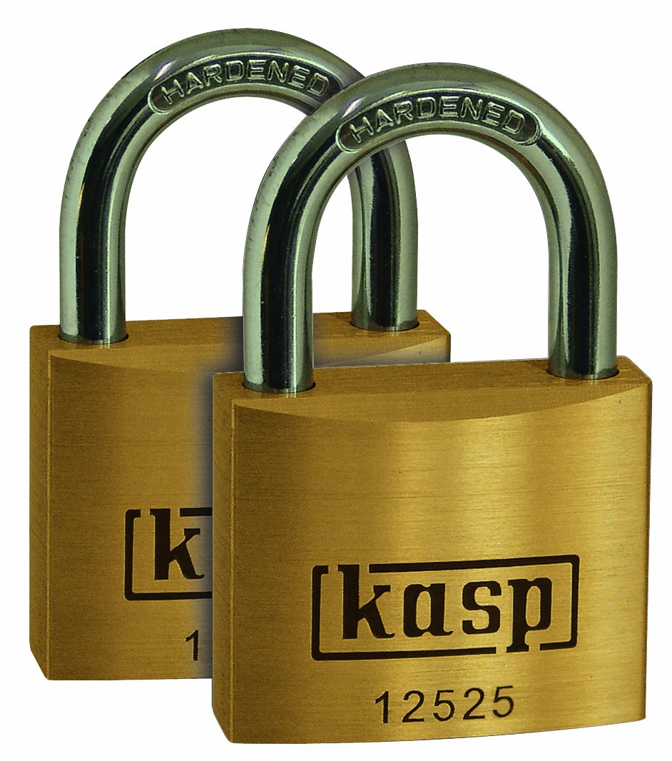 Kasp 125 Premium Brass Padlock - 25 Millimeters - Twin