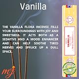 M & J Satya Nag Champa Vanilla Incense Sticks 4 Pack with Holder view 2