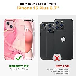 Diaclara Designed for iPhone 15 Plus Case 6.7