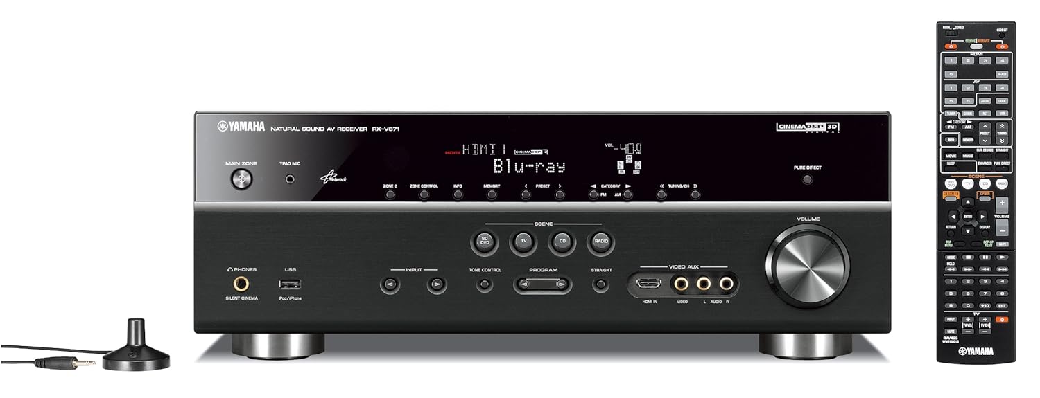 Amazon.com: Yamaha RX-V671 7.1- Channel Network AV Receiver: Home Audio &  Theater