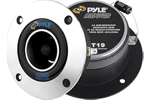 PYLE-PRO 1"Car Audio Speaker Tweeter -300 Watt High Power Super Titanium Tweeter System w/ 3.75 Inch Aluminum Bullet Horn, He