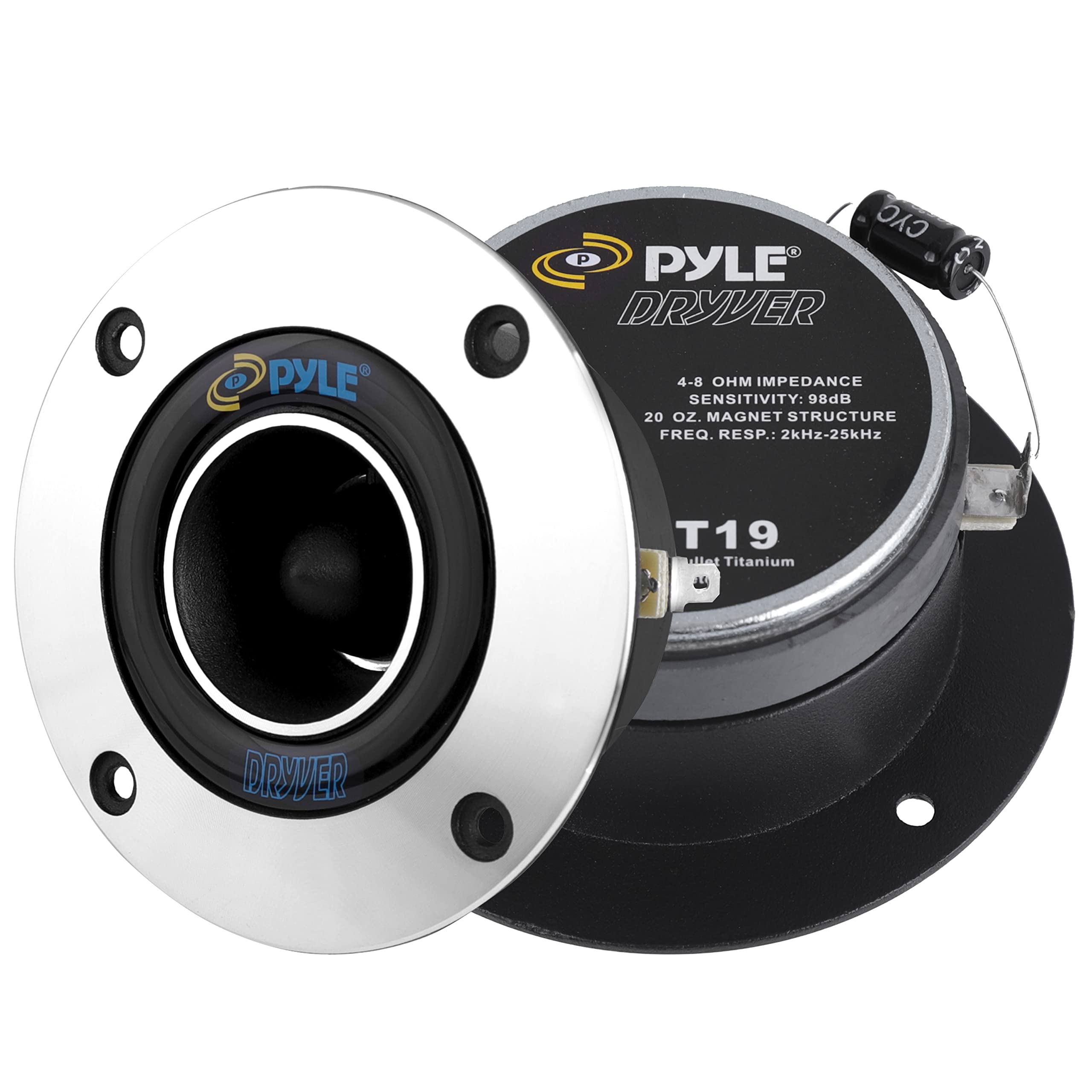 Pyle-Pro PDBT19 3.75 inch Aluminum Horn Bullet Tweeter