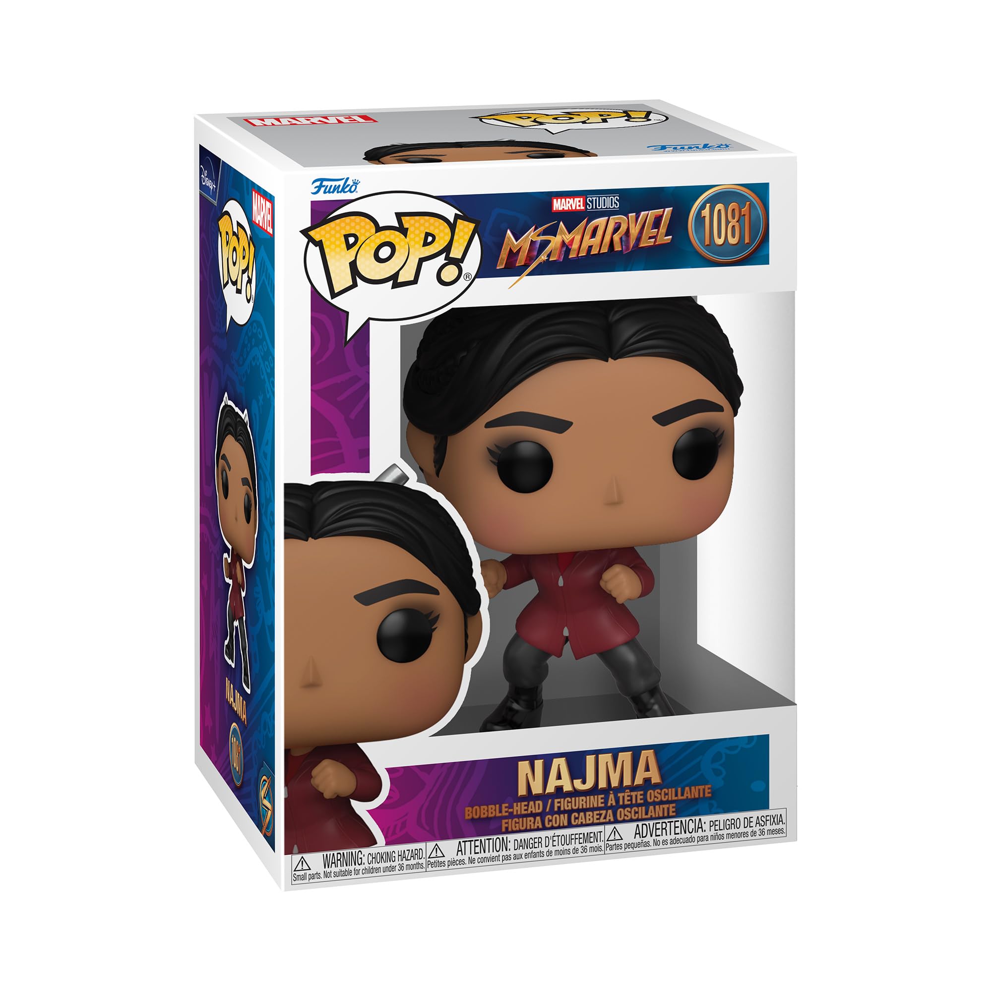 Funko POP! Marvel: Ms. Marvel - Najma - Collectable Vinyl Figure - Gift Idea - Official Merchandise - Toys for Kids & Adults - TV Fans - Model Figure for Collectors and Display