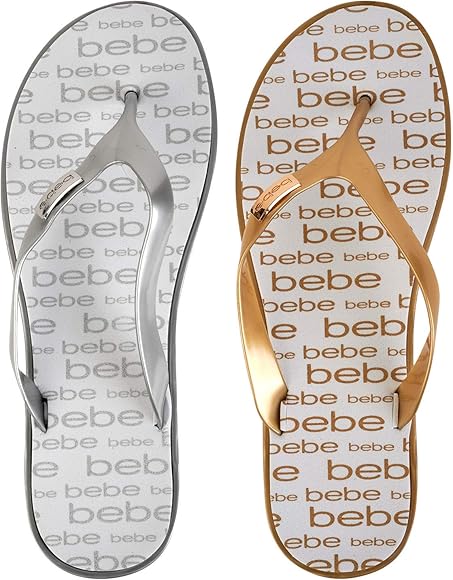 bebe flip flops amazon