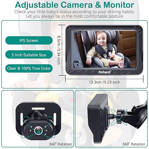 Baby Car Camera USB Plug and Play: Inch Easy Install HD 1080P