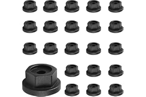 JTZFD 24 Pcs Hex Cap Nut,Outdoor Accents Hex-Head Washer,Hex Screw Hardware Nuts Fasteners, Screws Cap Nuts and Bolts
