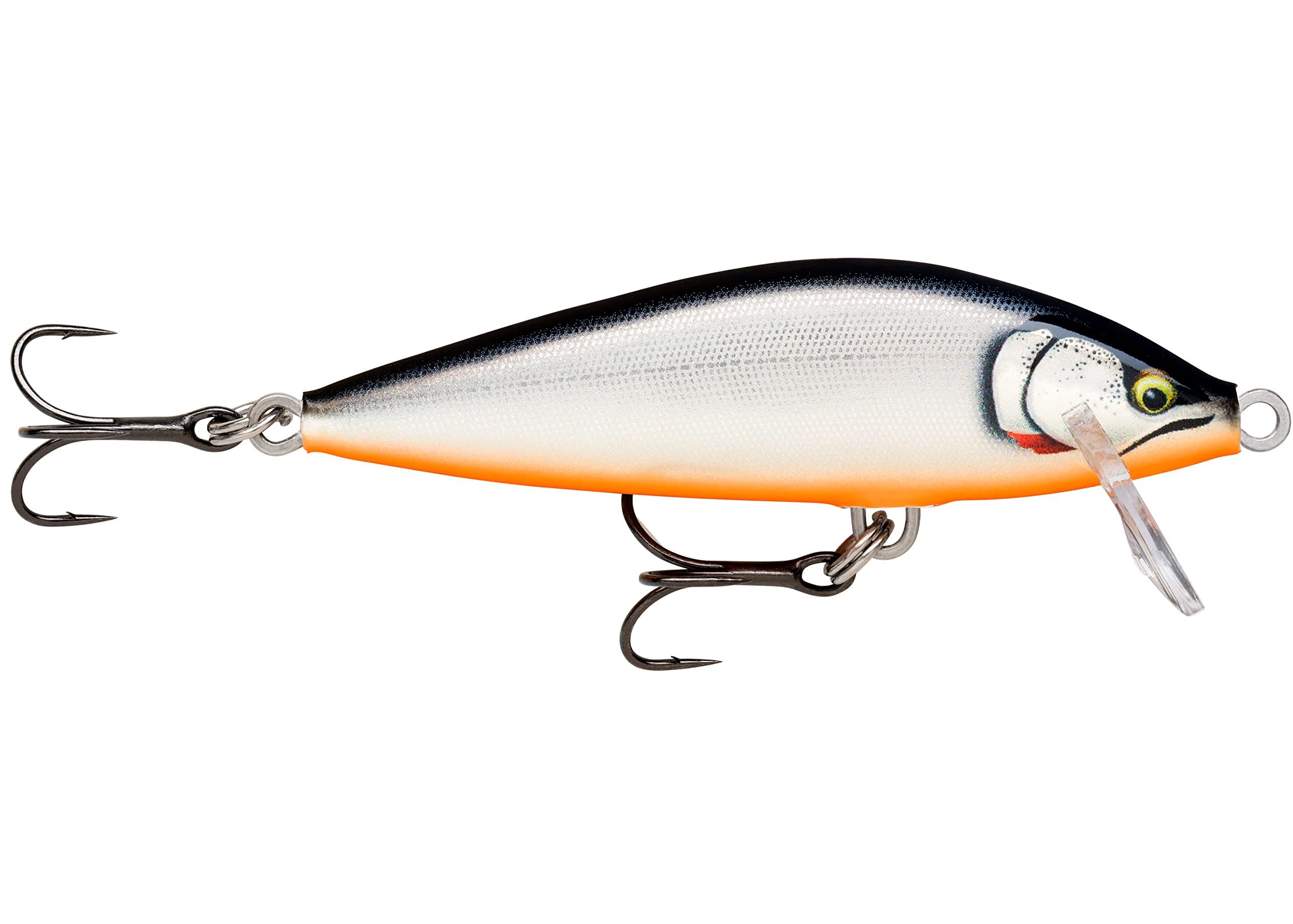 Rapala - Fishing Lure Countdown Elite Construction Balsa - Soft Water Lure - Deep Fishing Lure 0.9m - Size 4.5cm / 3.5g - Made in Estonia - Gilded Silver Shad