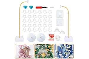 ASTILAZO Balloon Arch Kit - Bendable 8.2FT & 6FT Balloon Arch Stand with Base and Manual Pump, Versatile Half Arch Balloon Stand for Birthday, Wedding, Baby Shower, Holiday, and Graduation Party Decorations