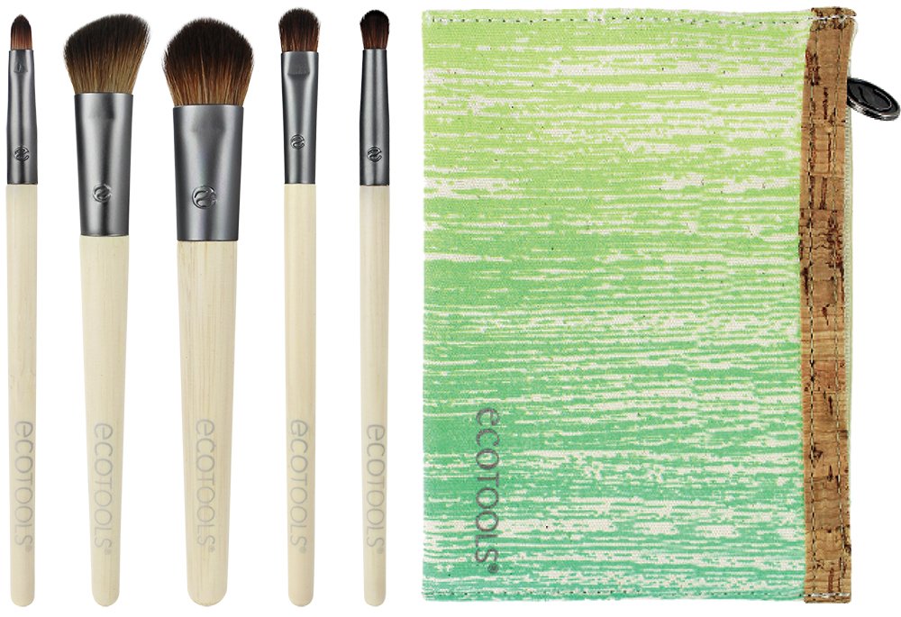 EcoTools 6 Piece Essential Eye Brush Set, Includes Large Shadow