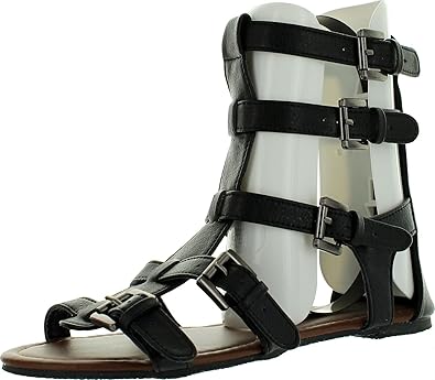 multi buckle sandals