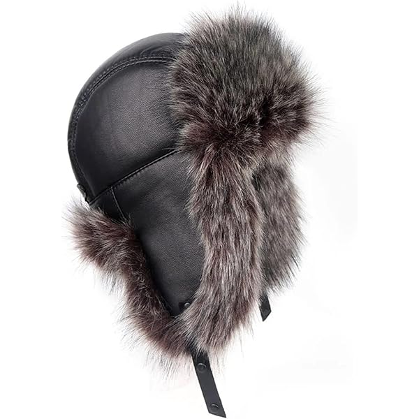 YFJNV Y2K Faux Fur Russian Hat, Soft, Warm Winter Trapper  display picture 2