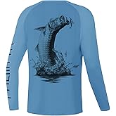 Palmyth Boys Fishing Shirts UPF 50+ Youth Sun Protection T-Shirt Long Sleeve Tee