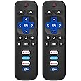 (Pack of 2) Replacement Remote Only for Roku TV,for TCL Roku/Hisense/RCA/Sharp/Sanyo/Insignia/Westinghouse/Philips Roku Smart