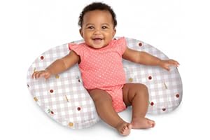 Little Grape Land Nursing Pillow for Breastfeeding, Soft and Supportive Breastfeeding Pillow for Mom and Baby, Cute Feeding P