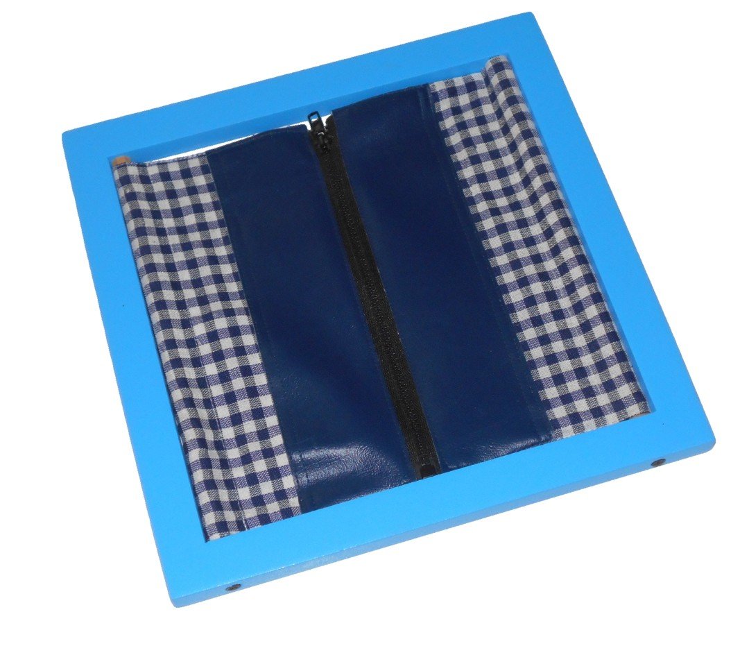 Buy Kido Montessori Materials Buttoning Frames (Fastening Frame) Zip Frame (Jacket Zip