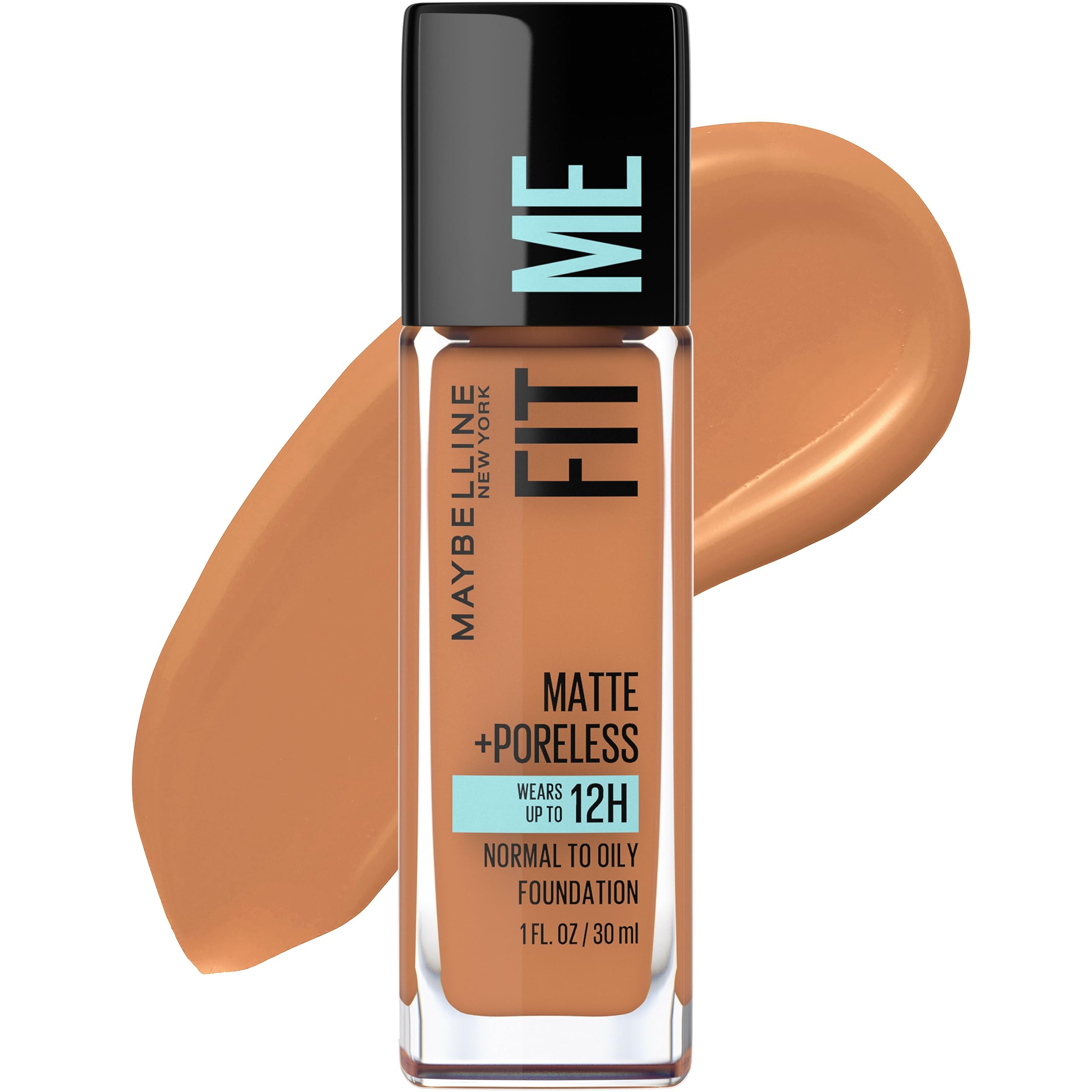 Maybelline New York Fit Me Matte Plus Poreless Foundation, Classic Tan, 1 Fluid Ounce — image 1