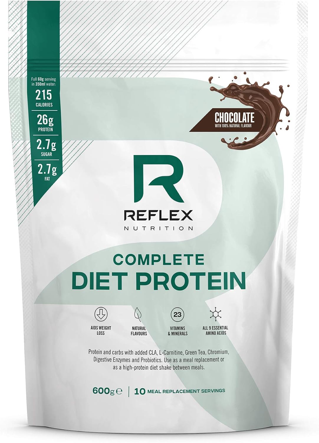 Reflex Nutrition Diet Shake, White, 600 g (Pack of 1)