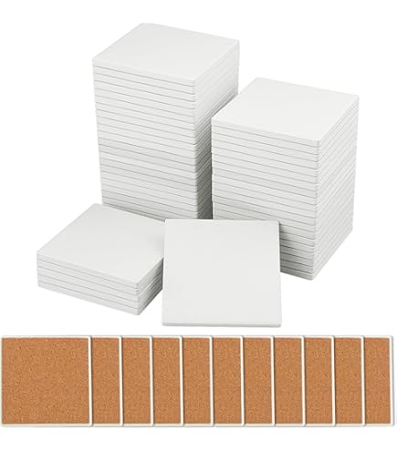 NQEUEPN 20 Posavasos Redondos De MDF Para Sublimación, 4 X 4 Pulgadas, Manualidades Y Decoración Del Hogar