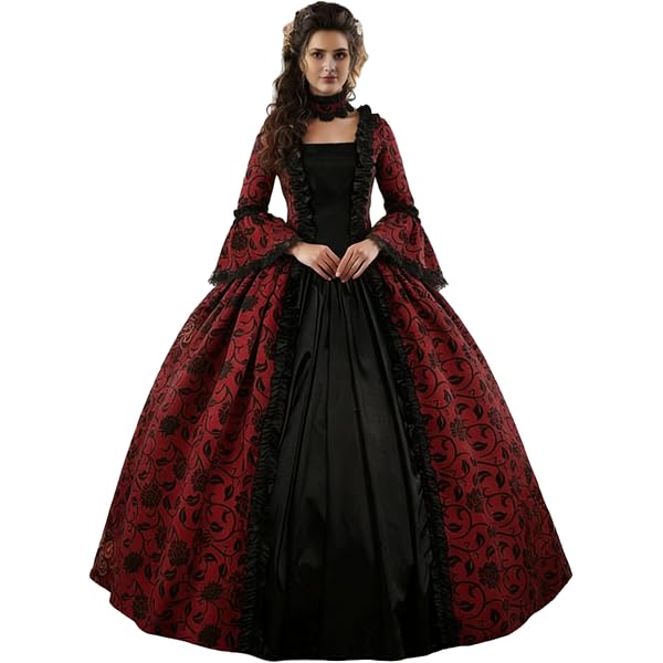 Amazon.com: CountryWomen Medieval Renaissance Queen Arwen Christmas Holiday  Dress Ball Gown Theatrical Cosplay Clothing(XS,Black) : Clothing, Shoes &  Jewelry