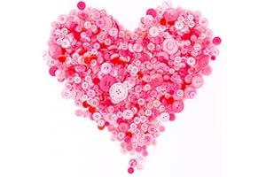 Swpeet 650 Pieces Assorted Sizes Resin Buttons 2 and 4 Holes Round Craft Buttons for Sewing DIY Crafts Children's Manual Butt