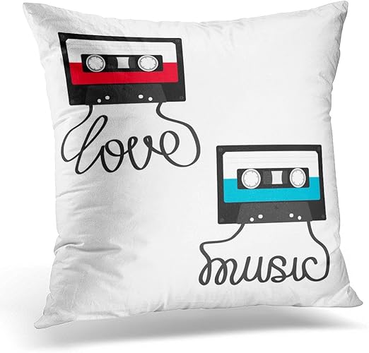 Amazon Com Sdamas Decorative Pillow Cover Plastic Audio Tape