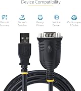 StarTech USB to Serial Adapter 3ft DB9 RS232 Prolific PL2303GT Windows Mac view 4