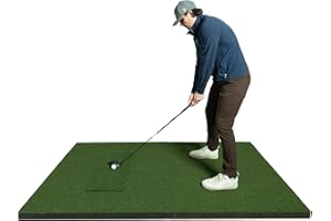 The Indoor Golf Shop SIGPRO Softy Golf Mat - Professional-Grade Practice Mat - Realistic Fairway Feel - Real Tee Capable, Replaceable Hitting Strip, Thick Cushioning & Joint-Friendly Design