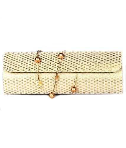 Favola Womens Clutch (Gold) (FSS0246)