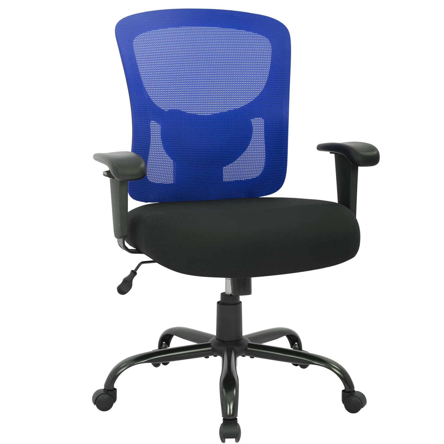 Photo 1 of ******PARTS ONLY **********BestOffice Big and Tall Office Chair 400lbs Desk Chair Mesh Computer Chair with Lumbar Support Wide Seat Adjust Arms Rolling Swivel High Back Task Executive Ergonomic Chair for Home Office (Blue)