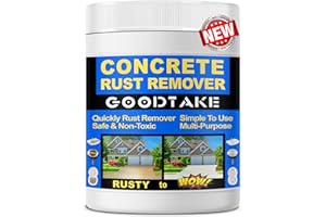 GOODTAKE Rust Remover Powder, Concrete Stain Remover | Indoor Outdoor Surfaces | Quickly Removes Rust Stains | Safe To Use | 
