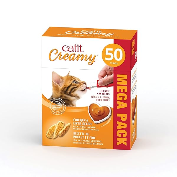 CATIT CREAMY LICKABLE CAT TREAT, HEALTHY CAT TREAT,...