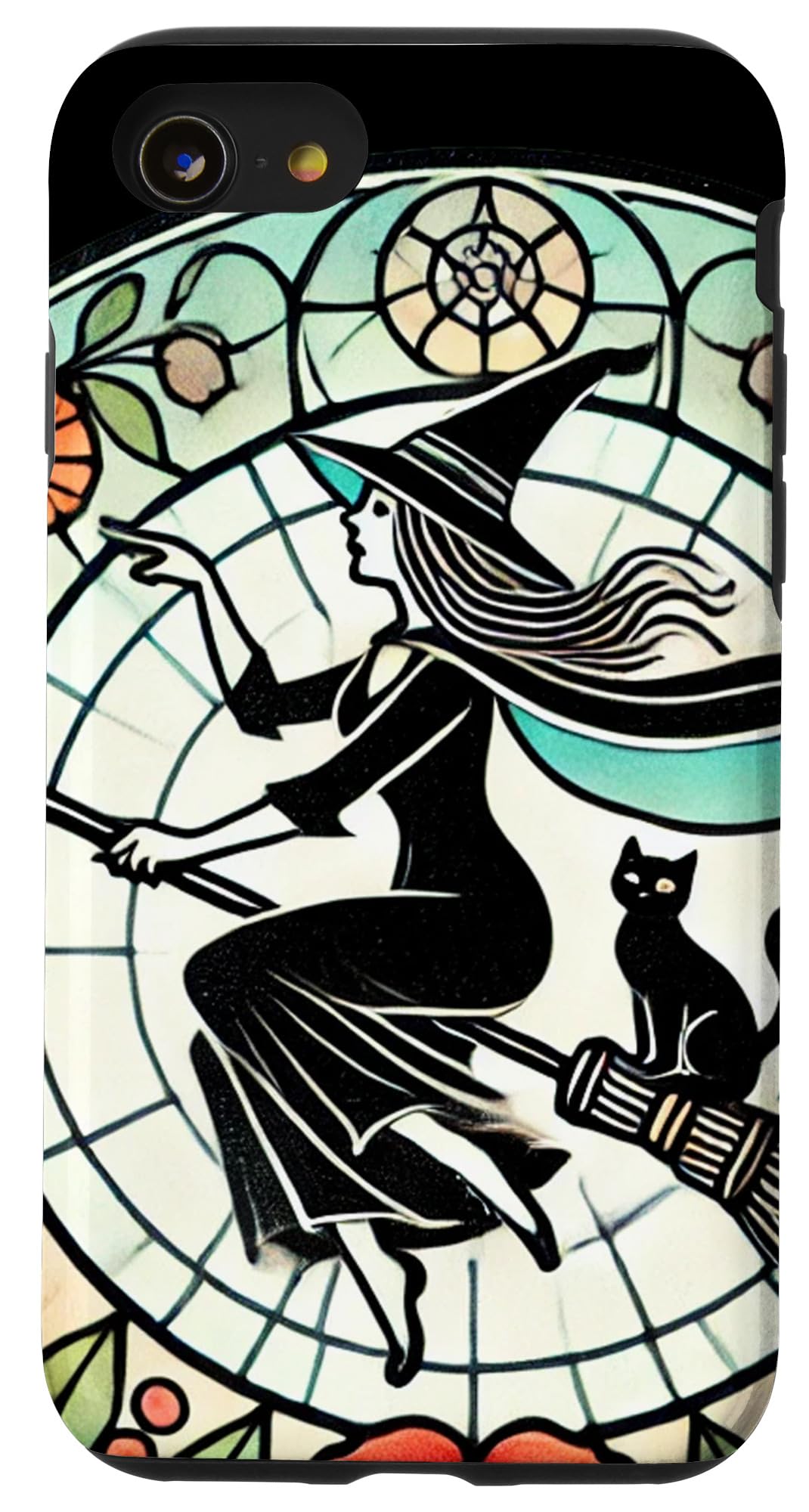 iPhone SE (2020) / 7 / 8 Witch Illustration Happy Halloween art nouveau Witches Case