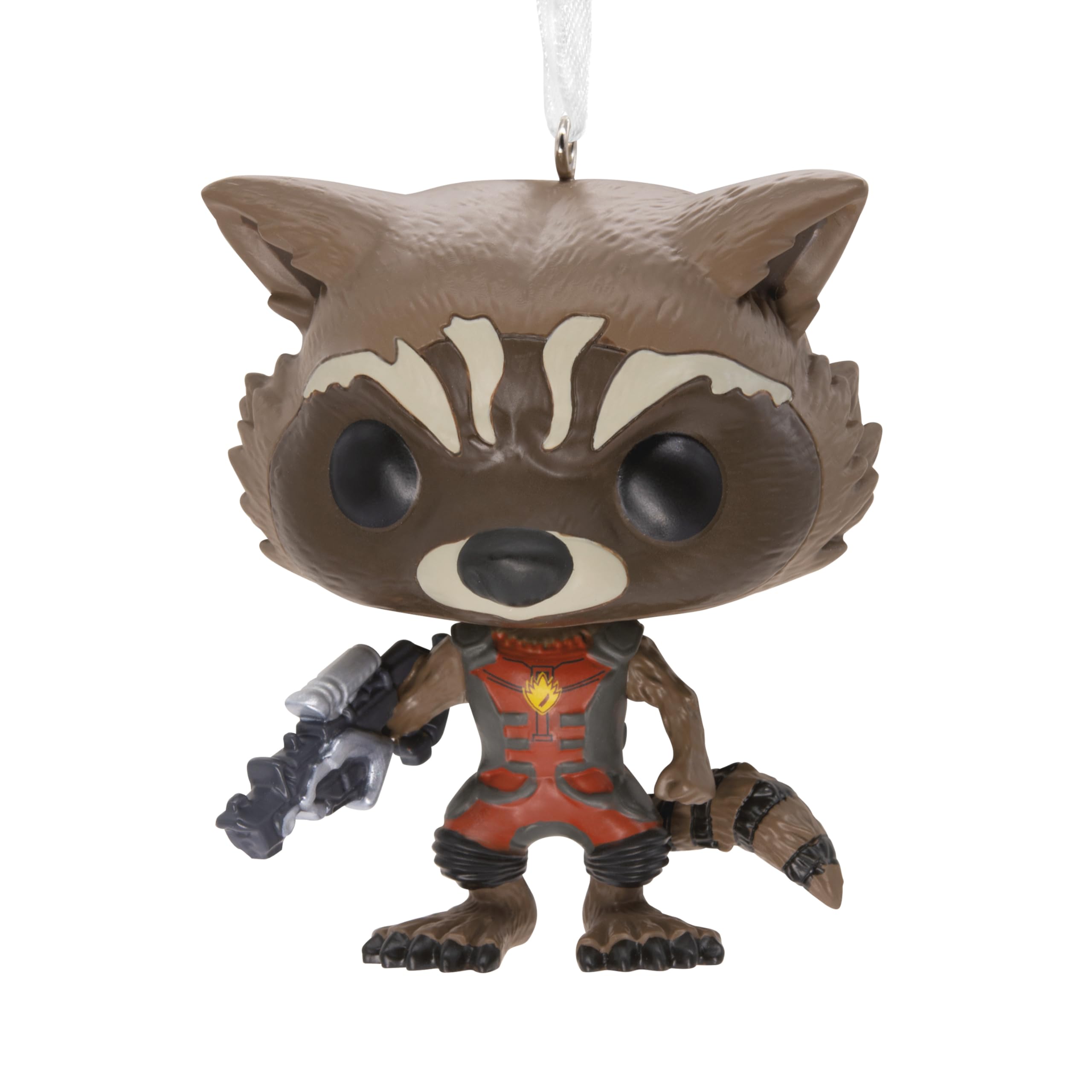 Hallmark Rocket Raccoon Funko Pop Hanging Christmas Ornament, Marvel Guardians of the Galaxy, Resin Tree Decoration