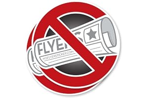 No Flyers (Junk Mail) Sticker & Magnet Combo