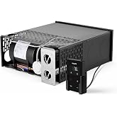 FOGATTI RV Propane Furnace 25,000 BTU for Camper, Motorhome, RV Owners | Smart Temp Control for Camper, Motorhome &amp; Travel Trailer,Cold Weather Camping