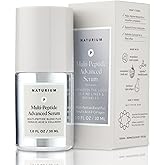 Naturium Multi-Peptide Advanced Serum, Firming & Smoothing Face Serum for Fine Lines & Wrinkles with Advanced Multi-Peptide Blend, 1 oz