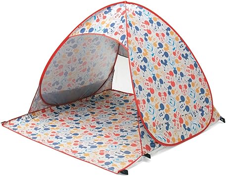 Amazon ベルメゾン ディズニー サンシェード ポップアップ テント ワンタッチ ミッキー フレンズ Belle Maison ベルメゾン テント本体