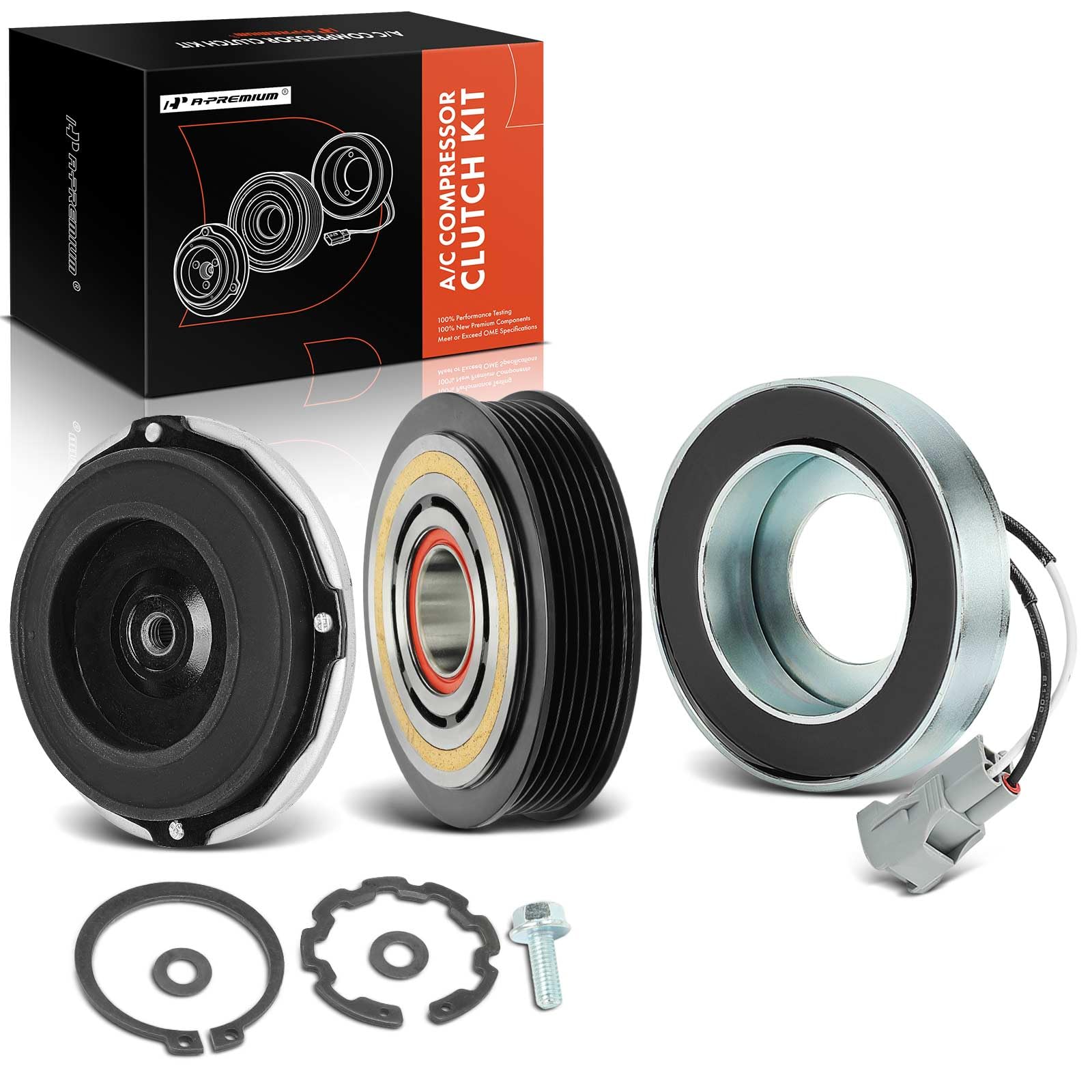 Photo 1 of A-Premium Air Conditioner AC Compressor Clutch Kit Compatible with Dodge Dart 2013 2014 2015 2016, 1.4L 2.0L 2.4L