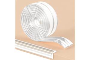 GMAKIE Baby Proofing, Corner Protector Baby Edge Protector Strip Clear, Baby Proof Corners and Edges, 6.6ft(2M) Silicone Soft Corner Guards with 1MM Pre-Taped Strong Adhesive