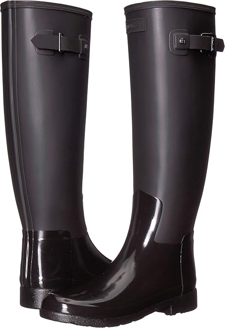 hunter refined tall gloss rain boots